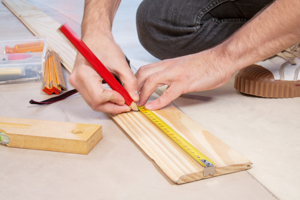 Präzises Handwerk bei einer Sanierung